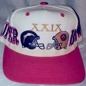 Vintage Super Bowl XXIX Snap Back Hat San Francisco 49ers vs San Diego Chargers